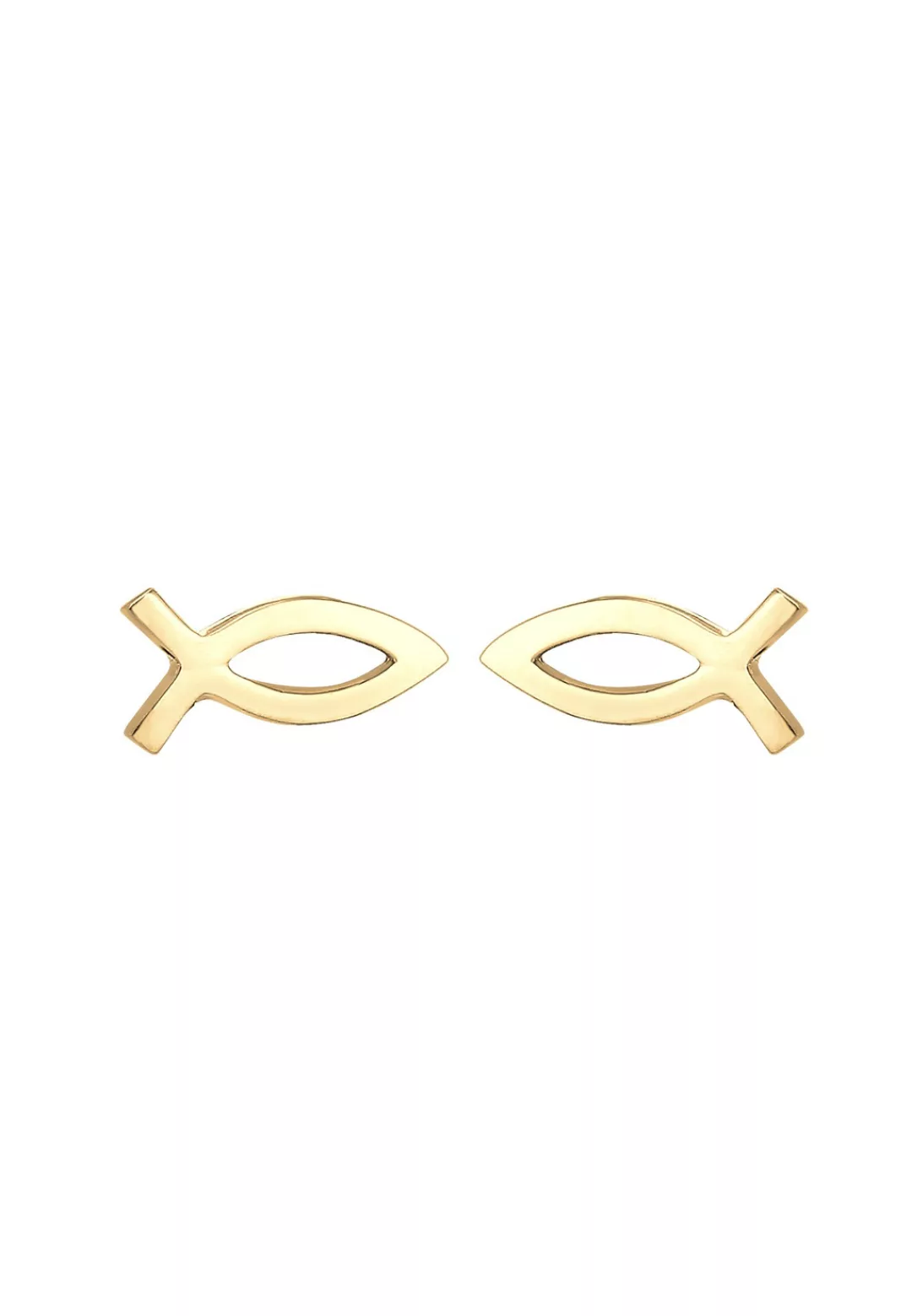 Elli Paar Ohrstecker "Kinder Stecker Fisch Symbol Religion 925 Silber" günstig online kaufen