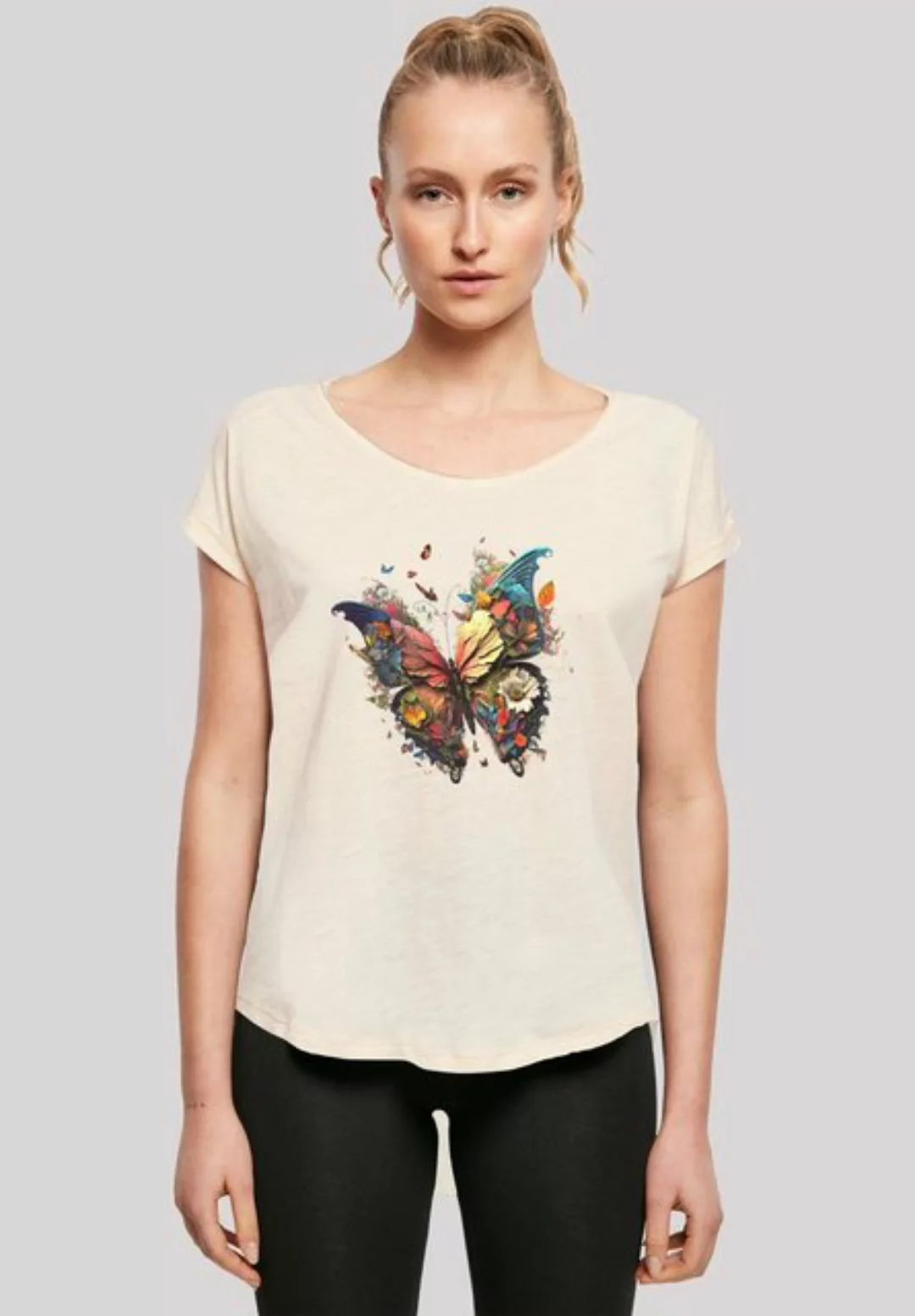 F4NT4STIC T-Shirt "Schmetterling Bunt", Print günstig online kaufen
