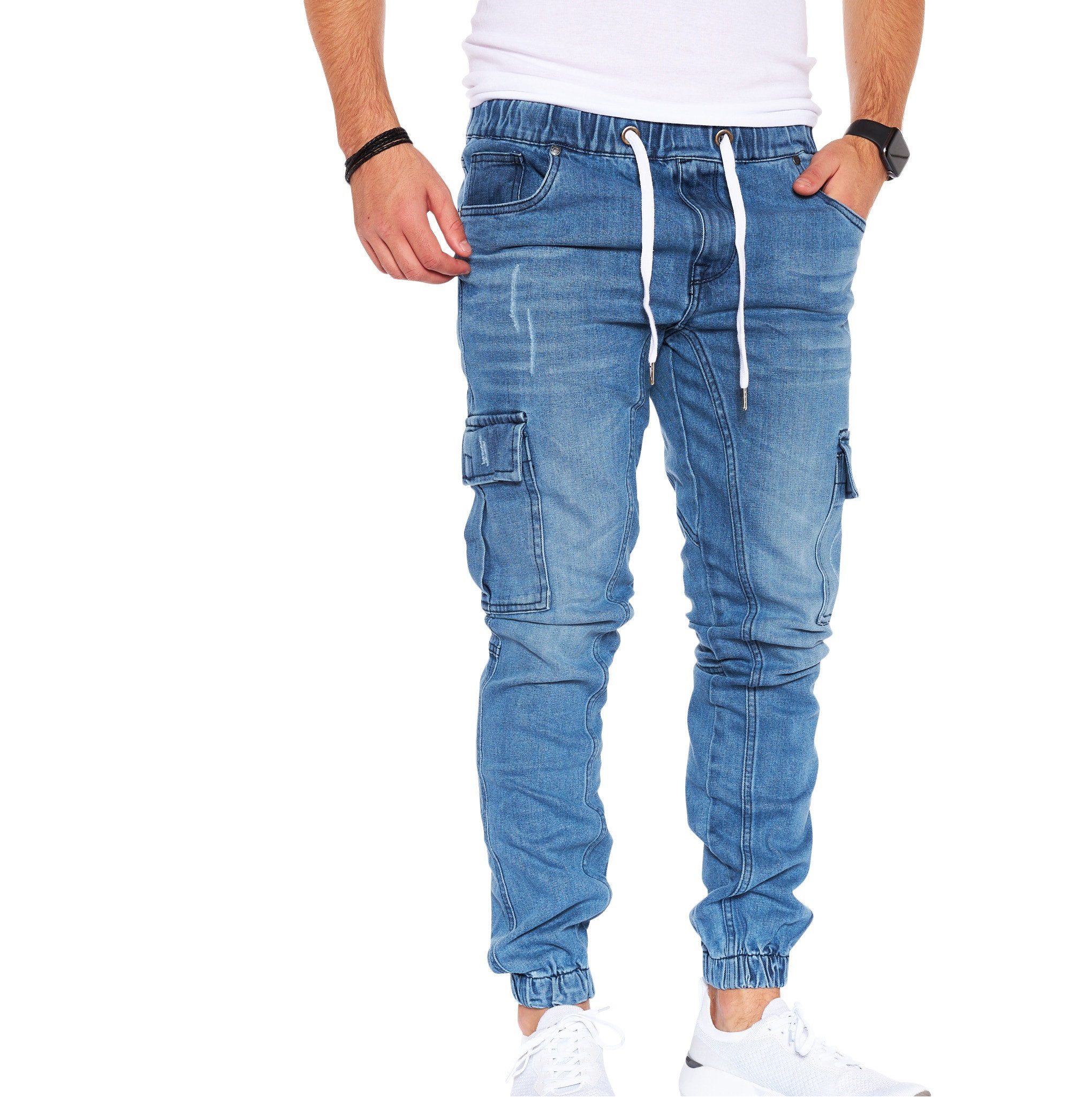 Styleko Cargohose Cargo Jeans Herren Cargohose günstig online kaufen