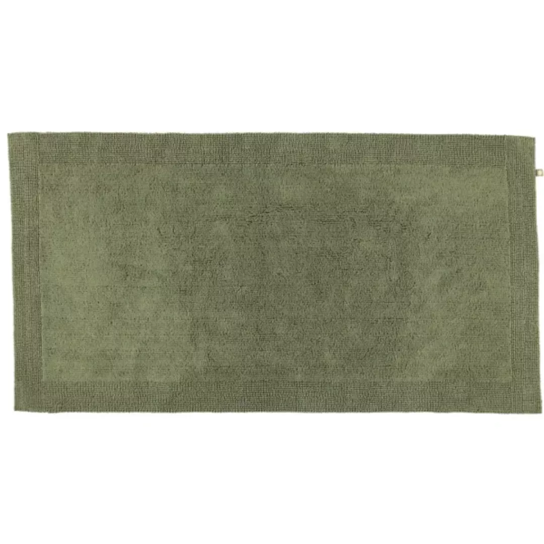 Rhomtuft - Badteppiche Prestige - Farbe: olive - 404 - 80x160 cm günstig online kaufen