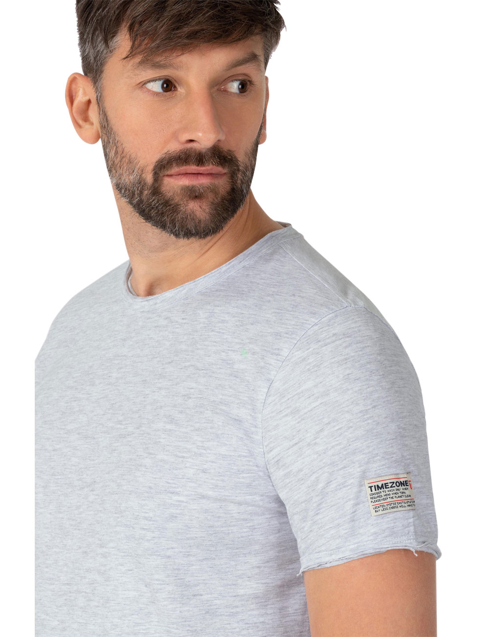 TIMEZONE Herren T-Shirt RIPPED BASIC - Regular Fit günstig online kaufen
