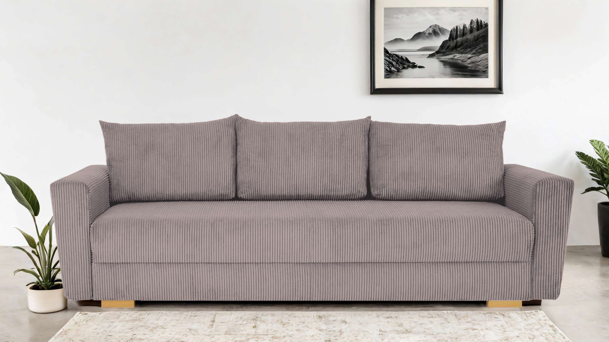 INOSIGN 3-Sitzer "MAGHERA Schlafsofa mit Bettkasten, in hochwertiger Verarb günstig online kaufen