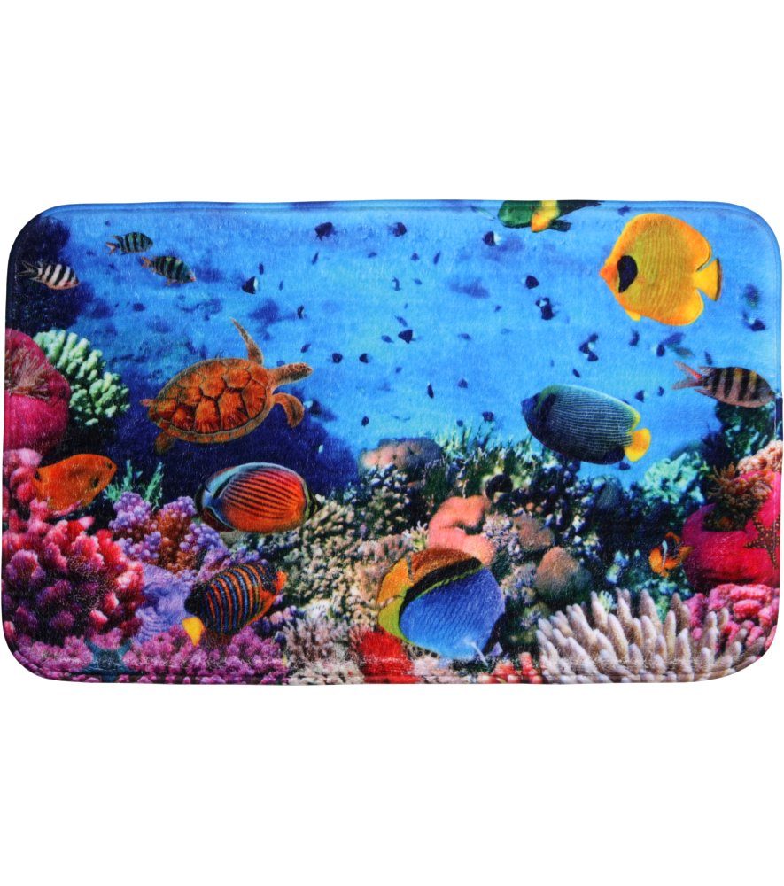 Sanilo Badematte Ocean, rutschhemmend, waschbar, schnelltrocknend, günstig online kaufen