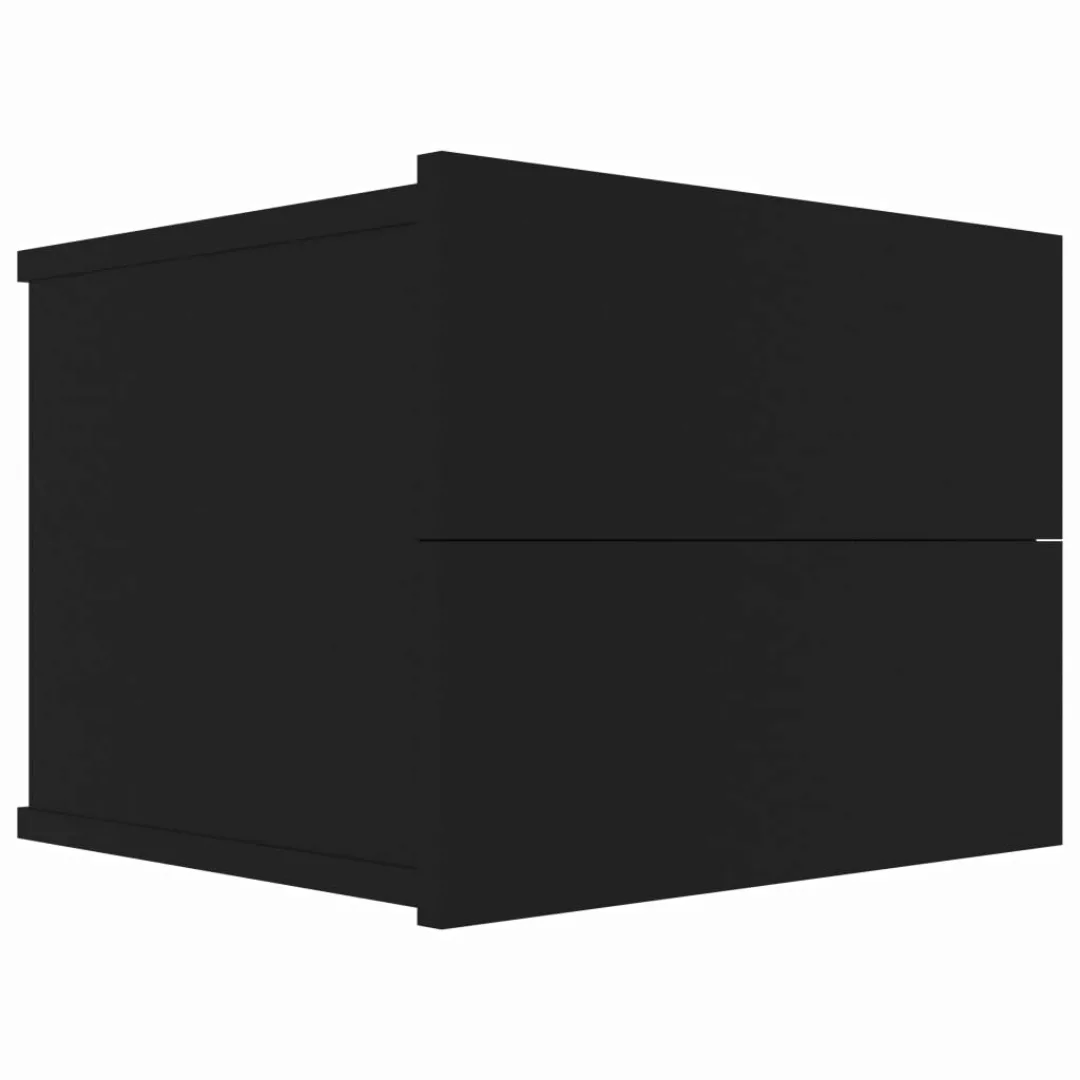 Nachttisch Schwarz 40 X 30 X 30 Cm Spanplatte günstig online kaufen