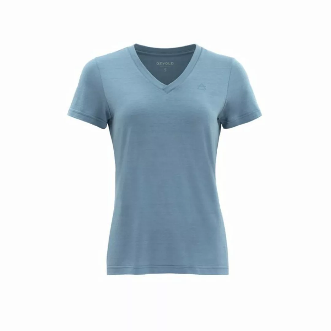 Devold Kurzarmshirt Devold W Hareid Merino 200 Tee V-neck Damen günstig online kaufen