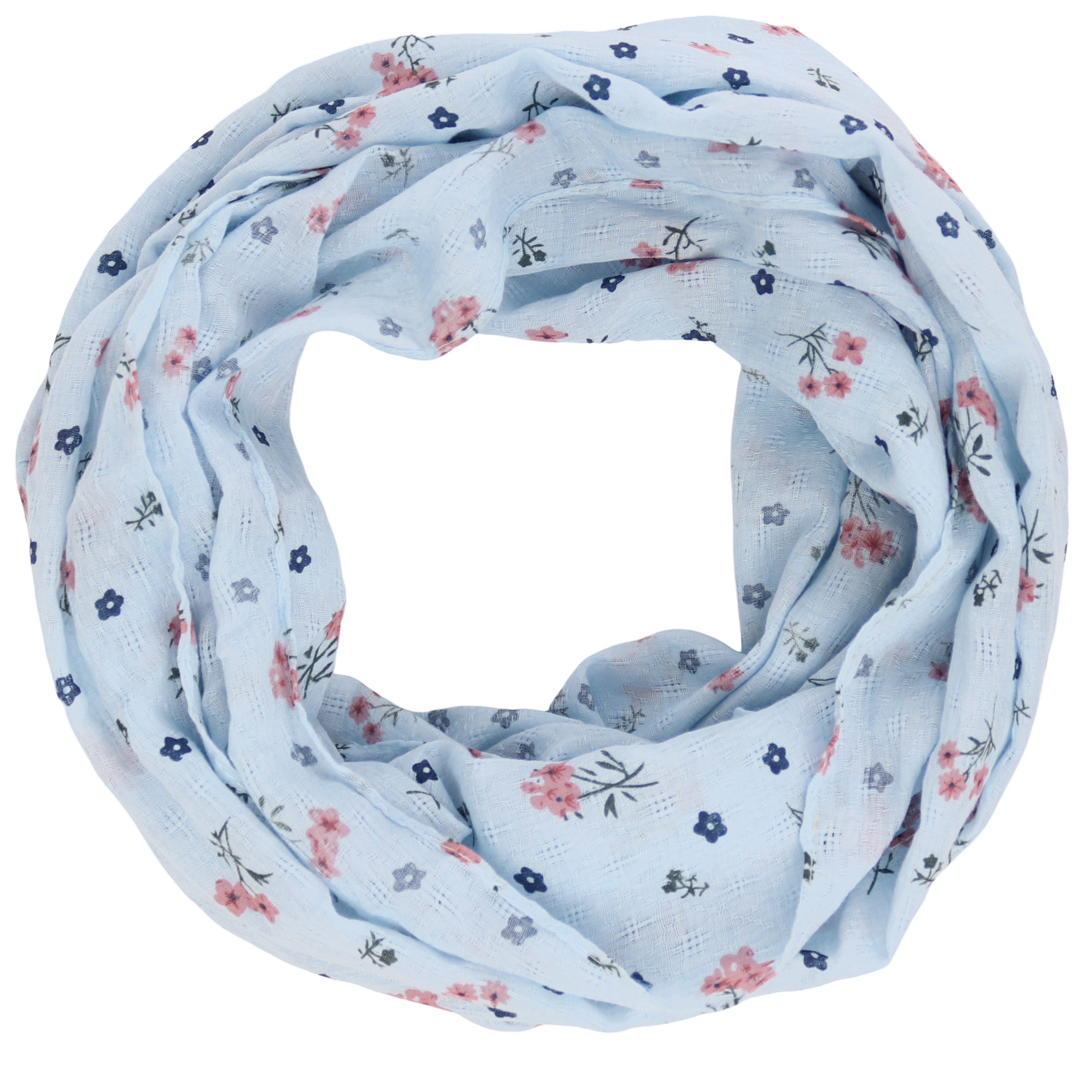 MIRROSI Loop Damen Schal mit Blumen-Muster günstig online kaufen