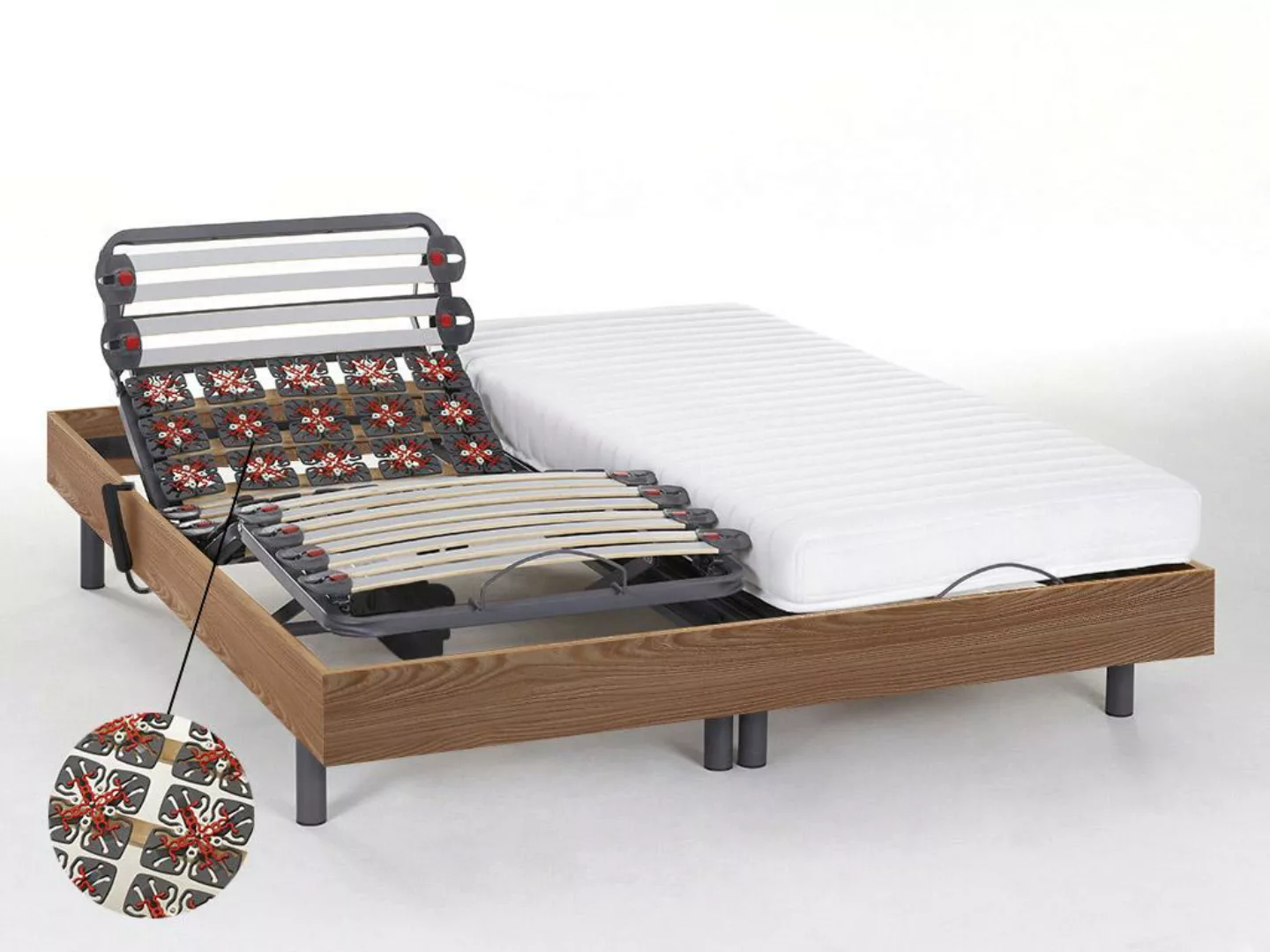 Relaxbett elektrisch - Latexmatratzen - PANDORA II von DREAMEA - mit OKIN-M günstig online kaufen