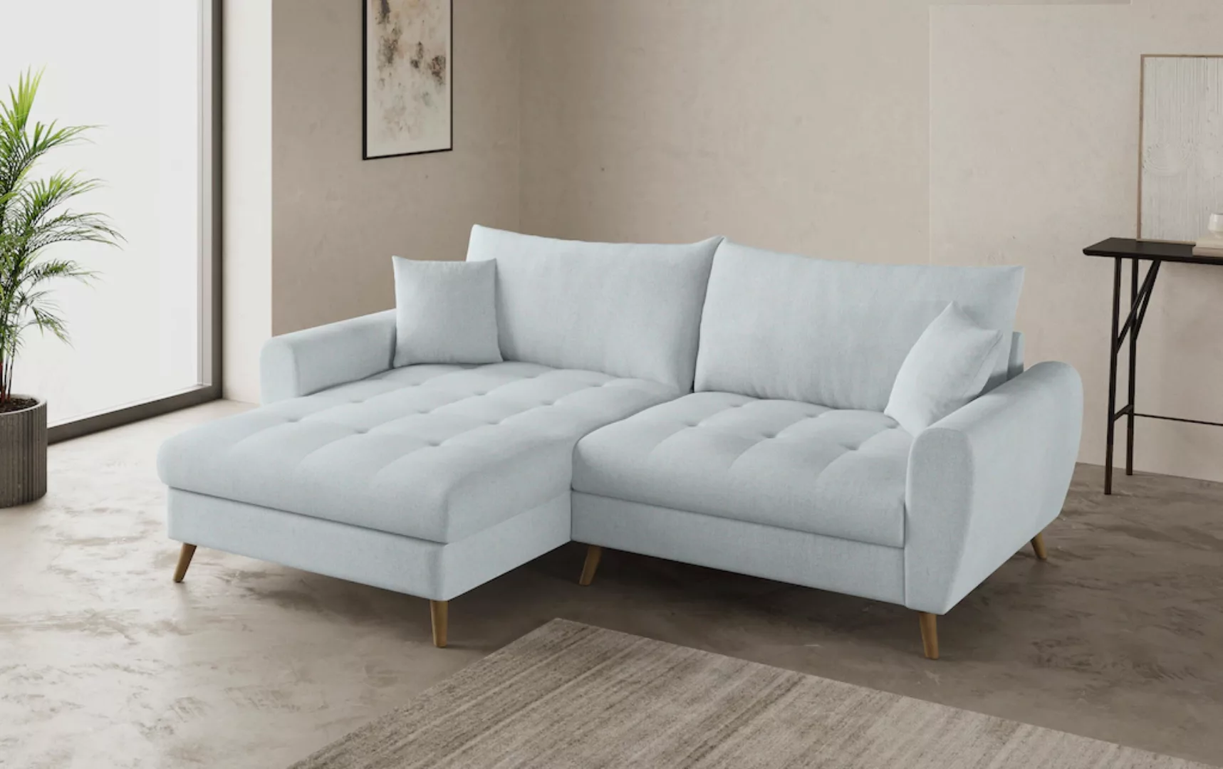 Mr. Couch Ecksofa "Blackburn II, L-Form", Mit Kaltschaumpolsterung bis 140 günstig online kaufen