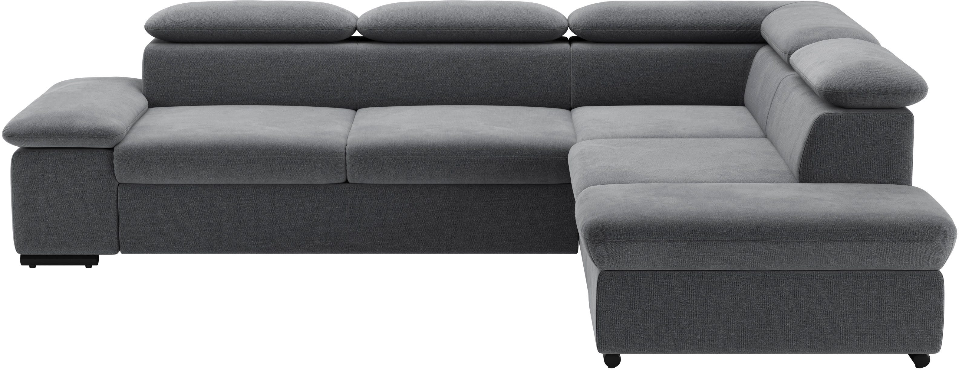 sit&more Ecksofa "Alcudia L-Form", mit Armteilverstellung, optional Kopftei günstig online kaufen