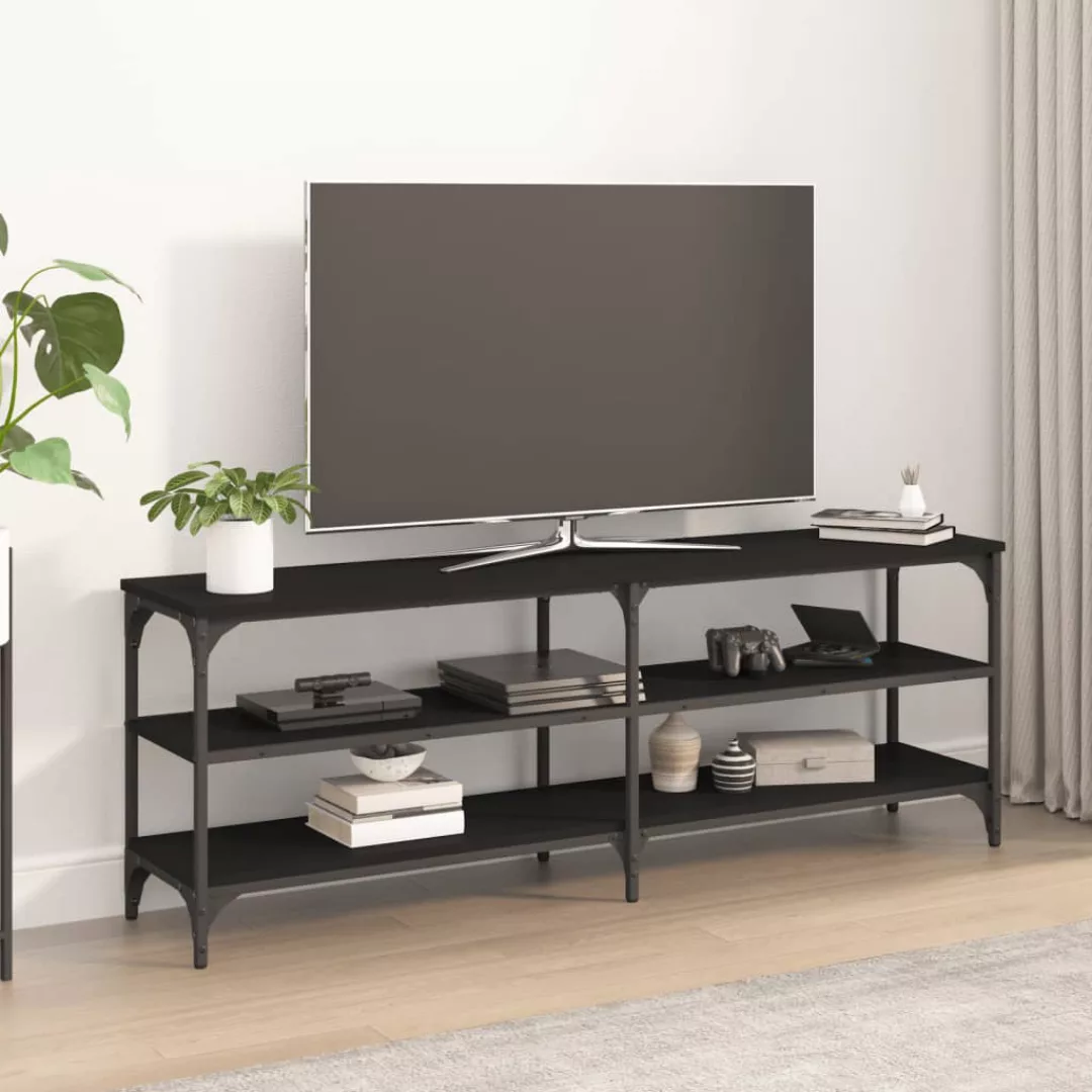 Vidaxl Tv-schrank Schwarz 140x30x50 Cm Holzwerkstoff günstig online kaufen