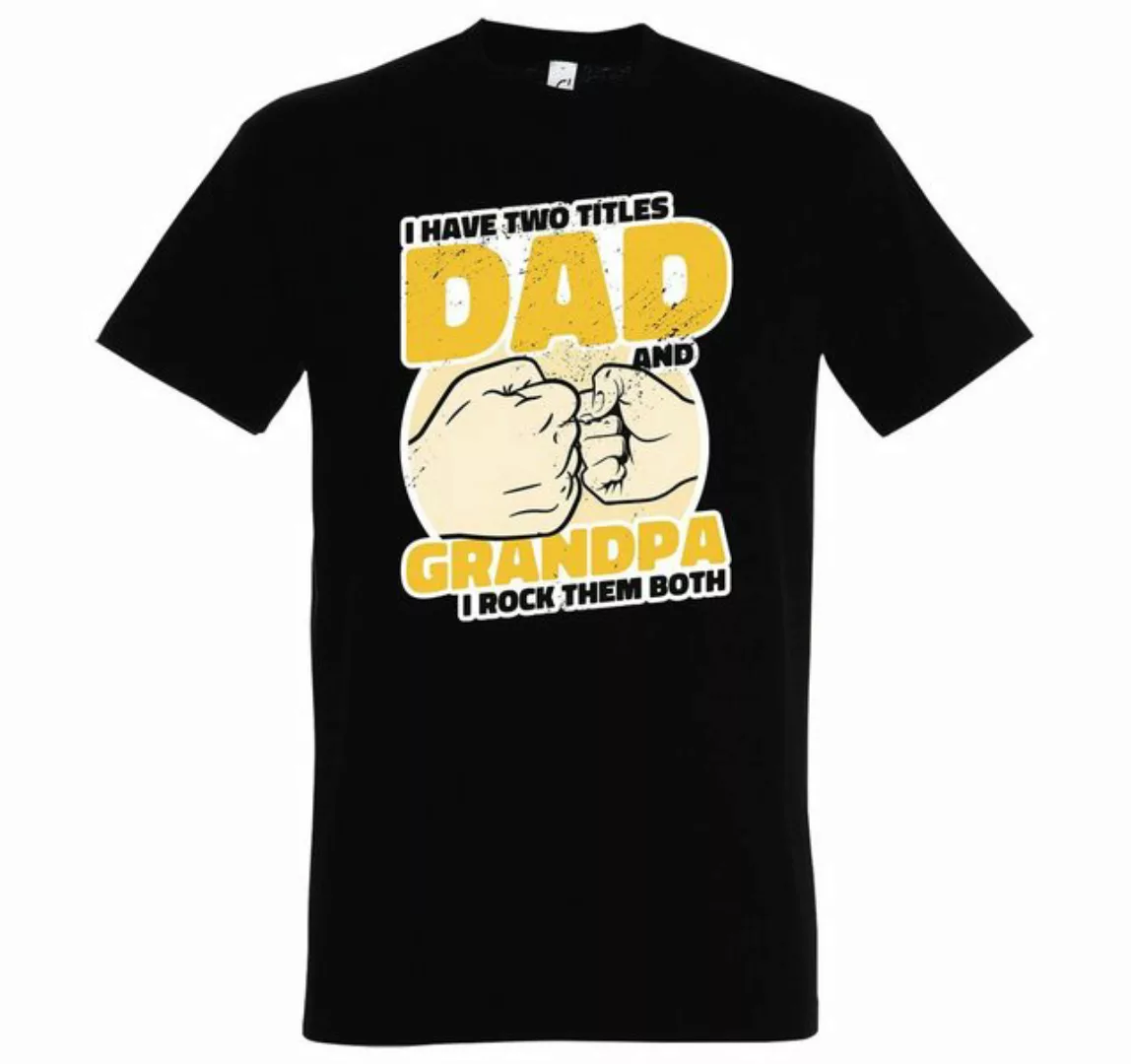 Youth Designz T-Shirt Dad And Grandpa Herren Shirt mit trendigem Frontprint günstig online kaufen