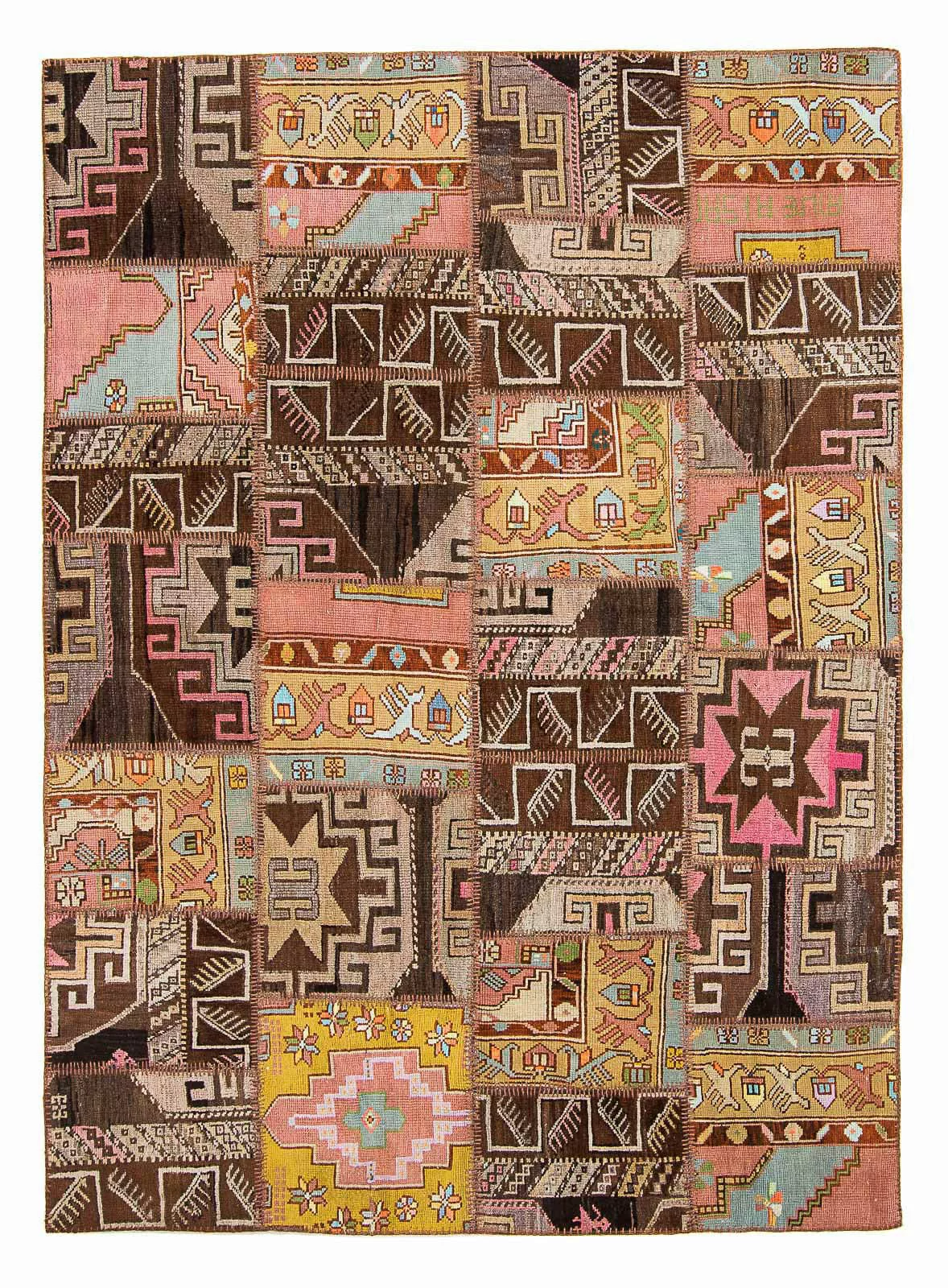 morgenland Wollteppich »Patchwork Patchwork 239 x 169 cm«, rechteckig günstig online kaufen