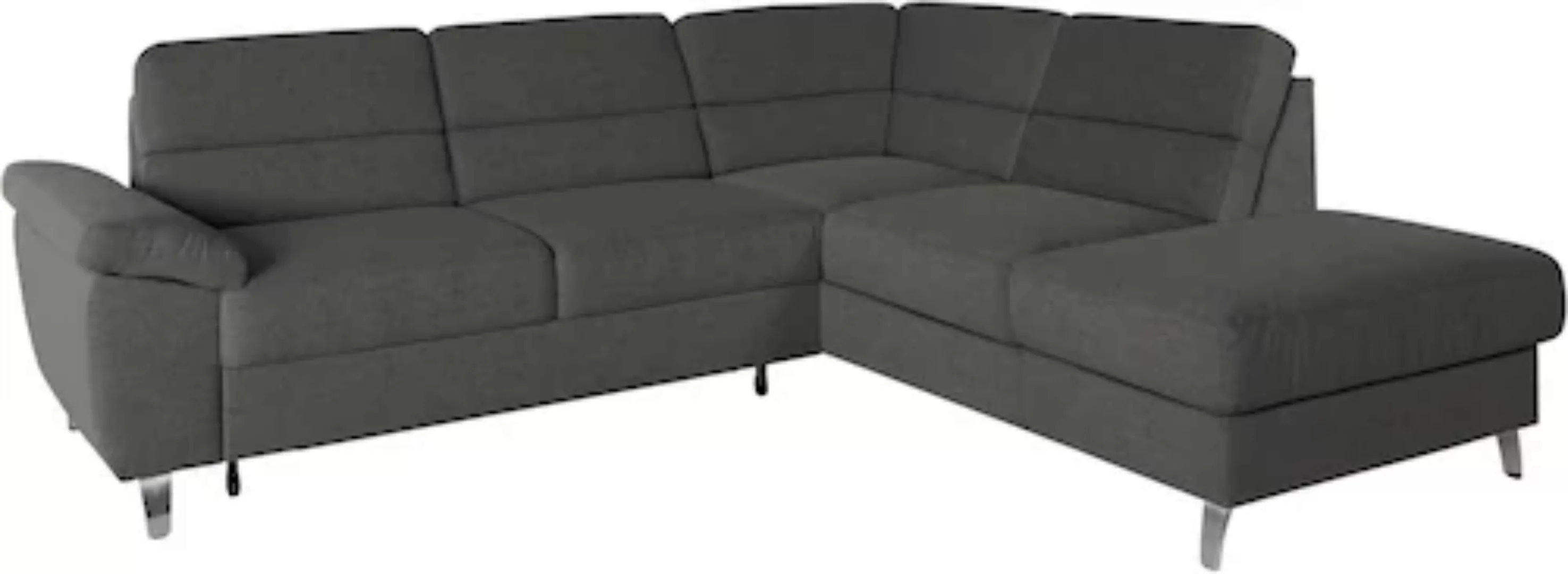 sit&more Ecksofa »Sorano L-Form«, wahlweise mit Bettfunktion und Bettkasten günstig online kaufen