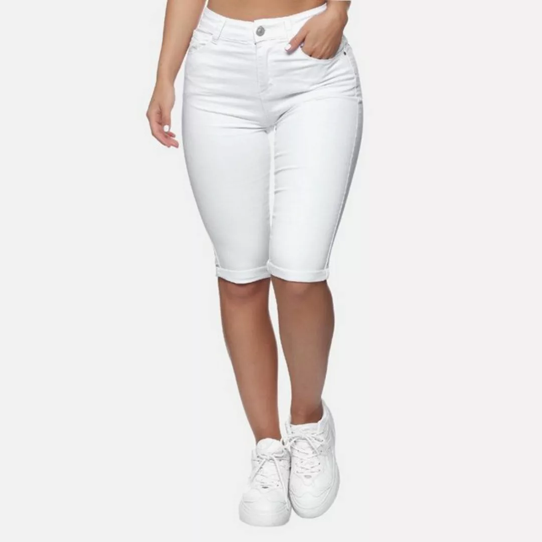 Elara Caprihose Elara Damen 3/4 Jeans Push Up Capri (1-tlg) günstig online kaufen