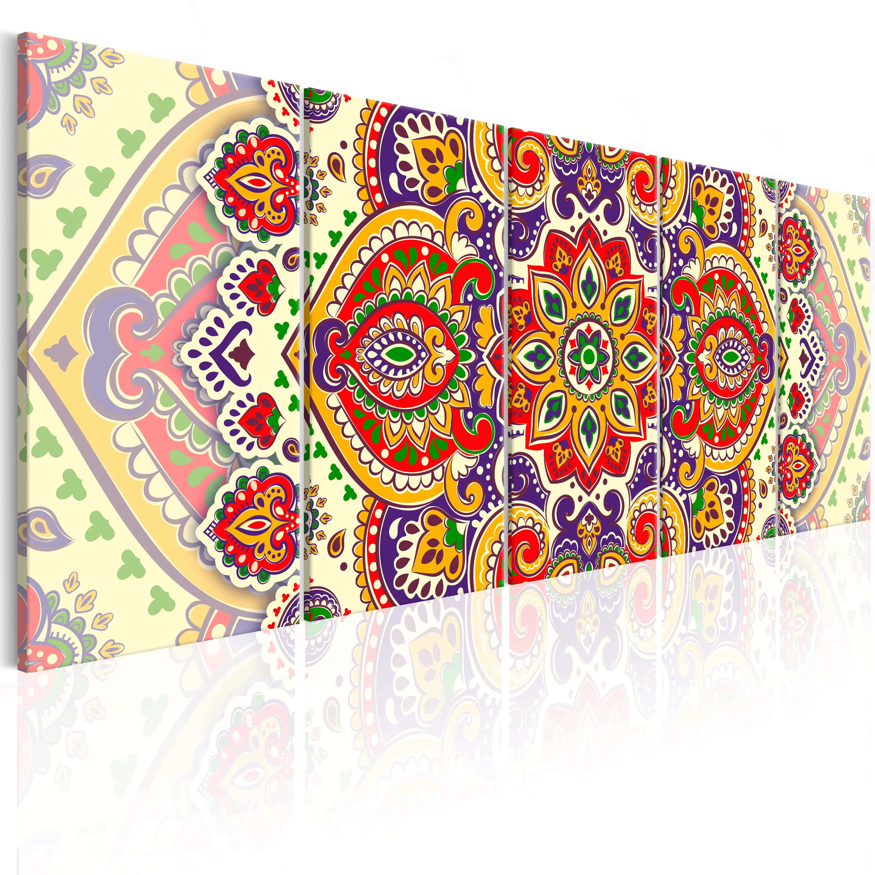 Wandbild - Colourful Ornament günstig online kaufen