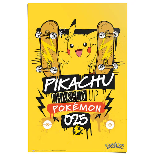 Reinders! Poster »Pokemon - pikachu charged up 025« günstig online kaufen