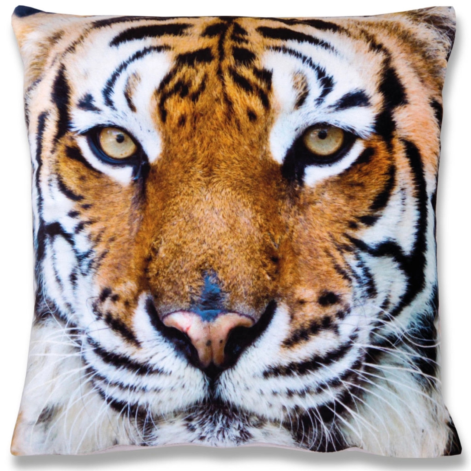 Bestlivings Kissenhülle Fotodruck 40 x 40 cm Tiger Beige mit Füllung günstig online kaufen