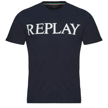 Replay Herren Rundhals T-Shirt BASIC JERSEY BIG 30/1 Regular Fit günstig online kaufen