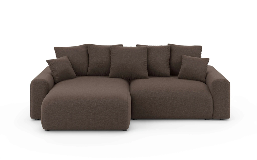 Home affaire Ecksofa "LAKESIDE klein mit Bettfunktion und Bettkasten, B/T/H günstig online kaufen