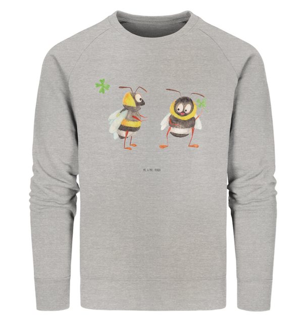 Mr. & Mrs. Panda Longpullover Größe M Hummeln Kleeblatt - Heather Grey - Ge günstig online kaufen