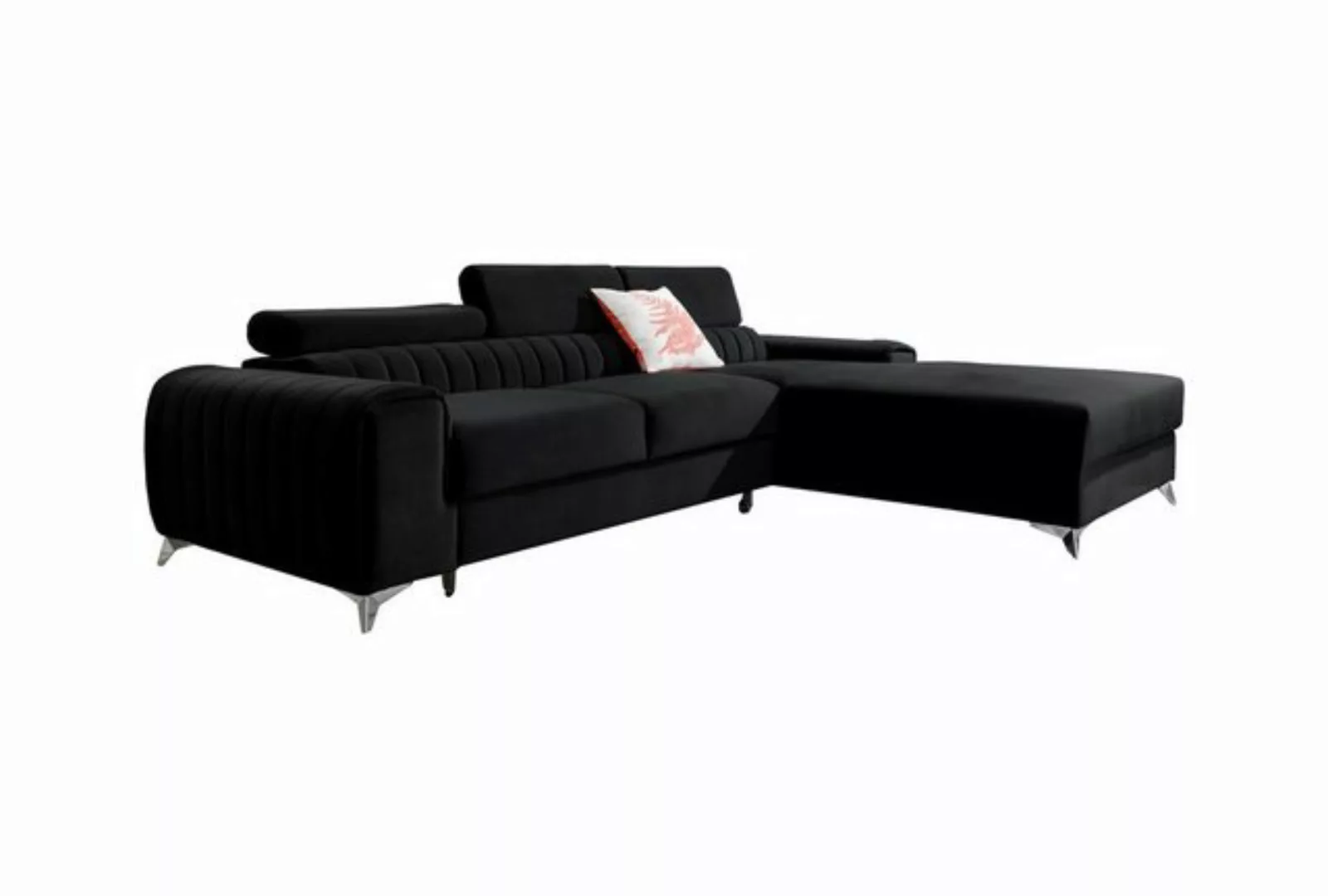 MOEBLO Ecksofa GERNO, Couch L-Form Polstergarnitur Wohnlandschaft Polsterso günstig online kaufen
