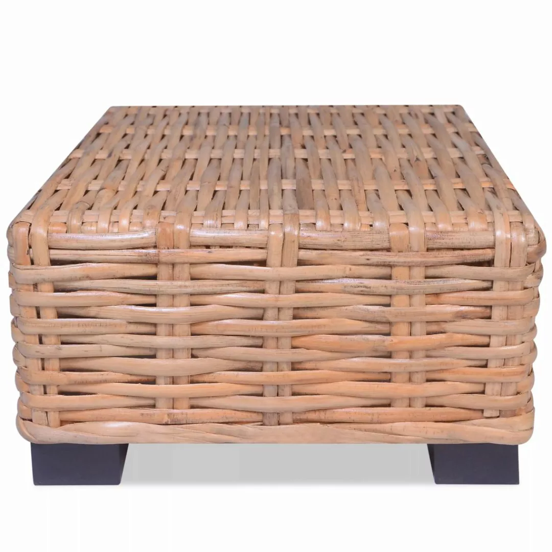 Couchtisch Rattan Natur 45 X 45 X 30 Cm günstig online kaufen