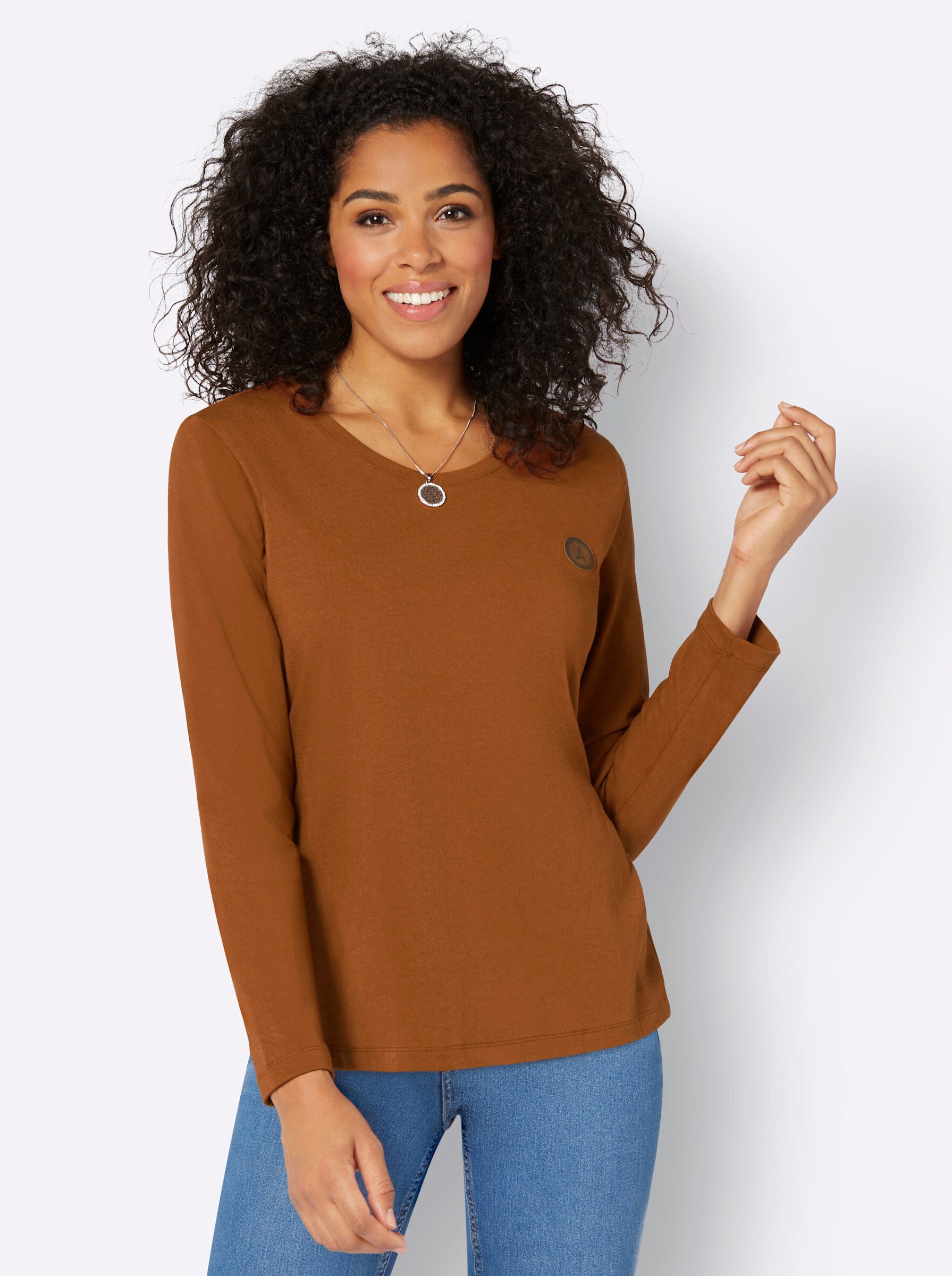 Casual Looks Langarmshirt "Shirt", (1 tlg.) günstig online kaufen