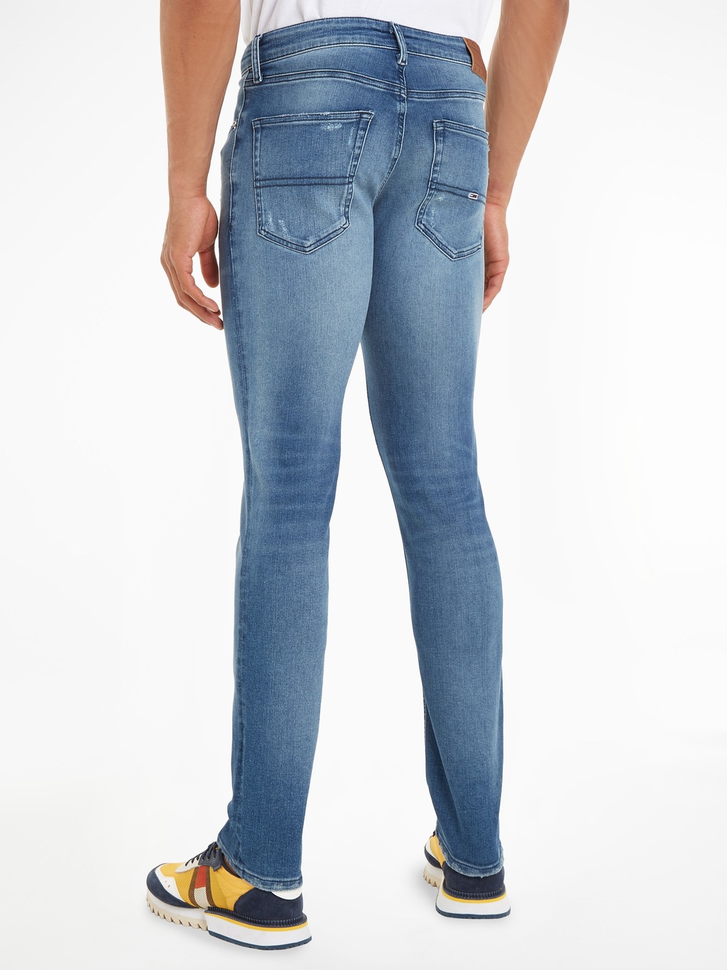 Tommy Jeans Slim-fit-Jeans "SCANTON SLIM", mit Abrieb- und Destroyeddetails günstig online kaufen