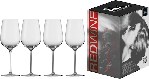 Eisch Rotweinglas »Vinezza«, (Set, 4 tlg.), bleifrei, 430 ml, 4-teilig günstig online kaufen