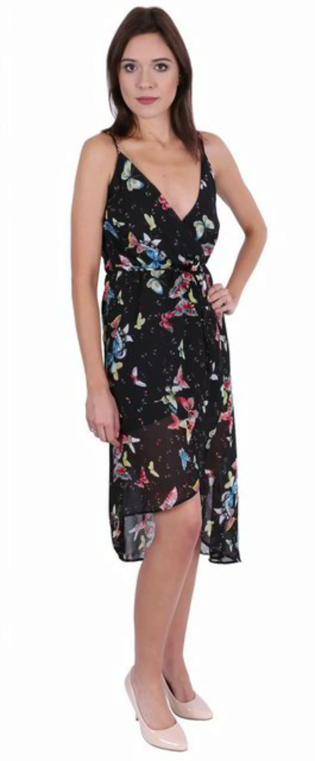 Sarcia.eu Sommerkleid Leichtes, luftiges, schwarzes Kleid mit Schmetterling günstig online kaufen