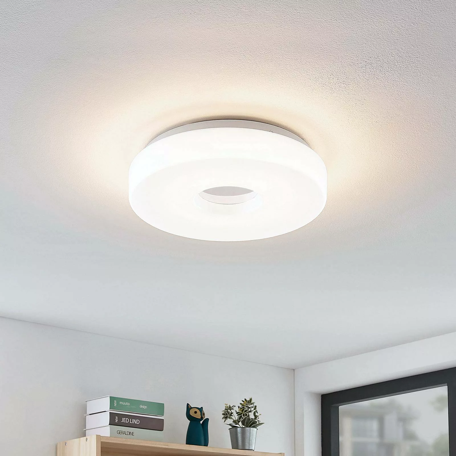 Lindby Florentina LED-Deckenlampe, Ring, 29,7 cm günstig online kaufen