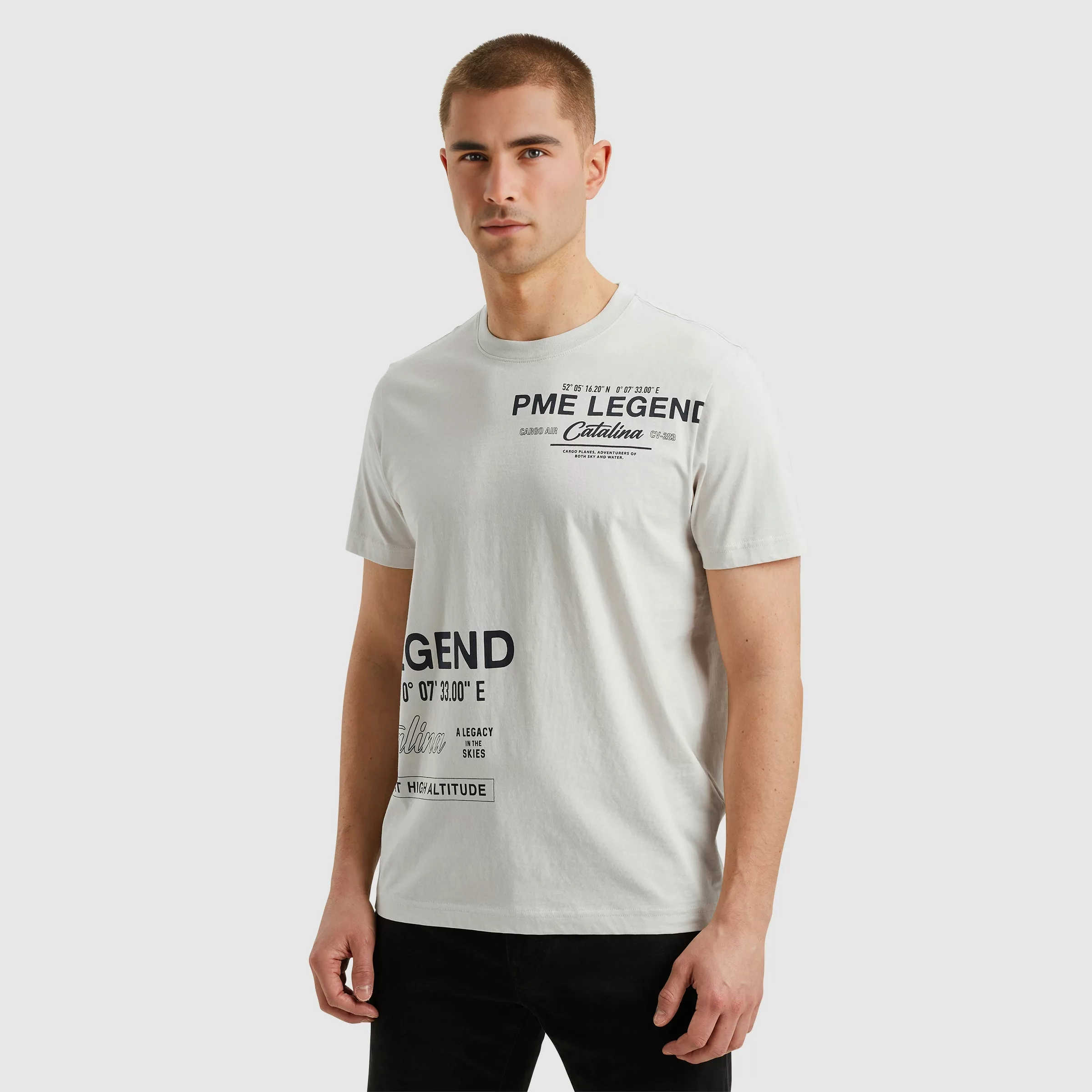 PME LEGEND T-Shirt, mit All-Over Print günstig online kaufen