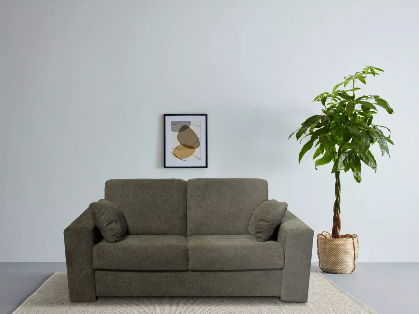 Home affaire 2-Sitzer "Roma Matratzenhöhe 14 cm", Dauerschlaffunktion, mit günstig online kaufen
