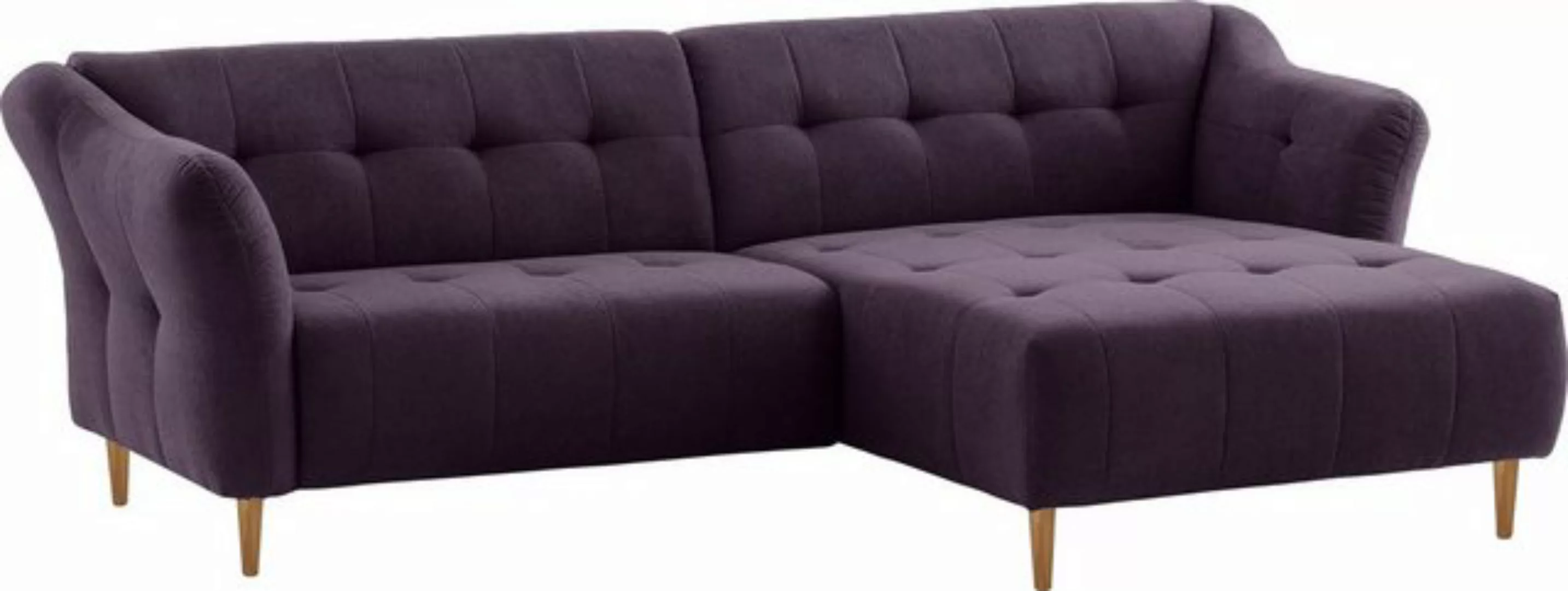 exxpo - sofa fashion Ecksofa Soraya, L-Form, mit Holzfüßen, frei im Raum st günstig online kaufen
