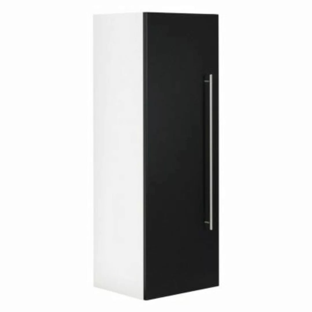Lomadox Badezimmermöbel Highboard LAGOS-02 mit Tür schwarz, B x H x T ca. 3 günstig online kaufen