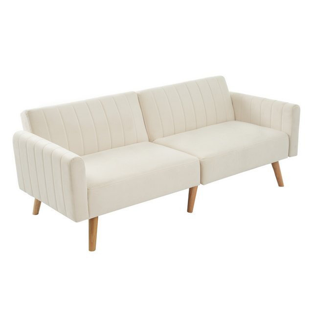 OKWISH Schlafsofa mit hochdichtem Schaumstoff, 2-in-1-Sofa 1 Teile, mit umw günstig online kaufen