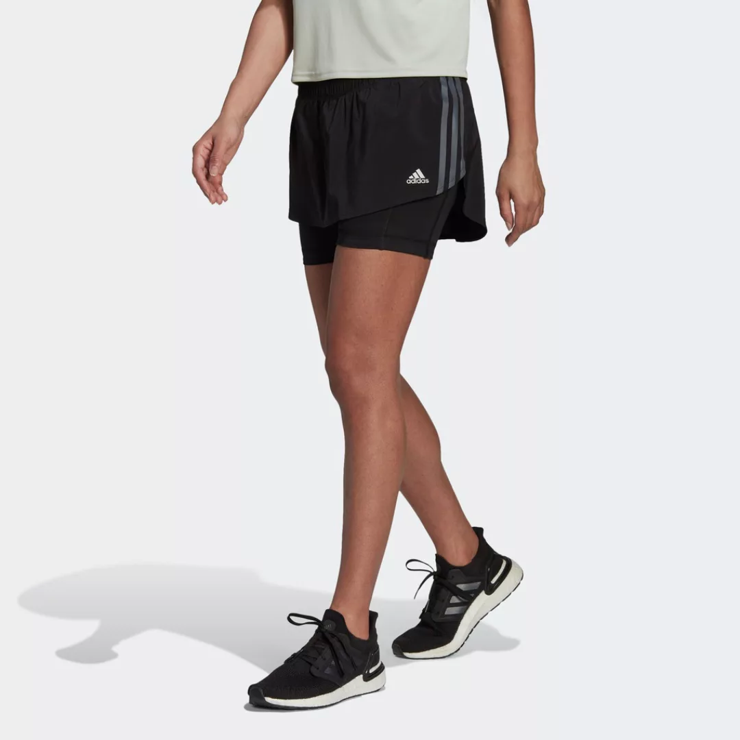 adidas Performance Laufshorts "RUN ICONS 3STREIFEN RUNNING SKORT", (1 tlg.) günstig online kaufen