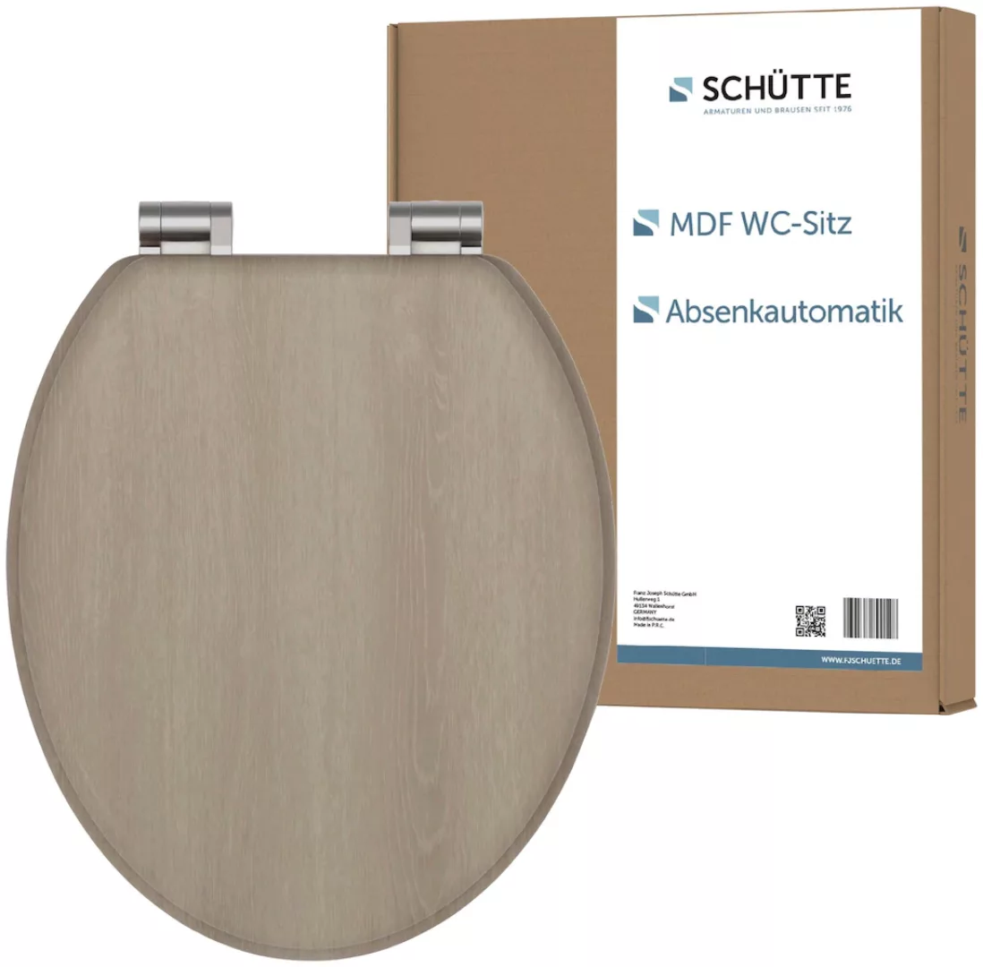 Schütte WC-Sitz »MODERN WOOD«, Toilettendeckel, mit Absenkautomatik günstig online kaufen