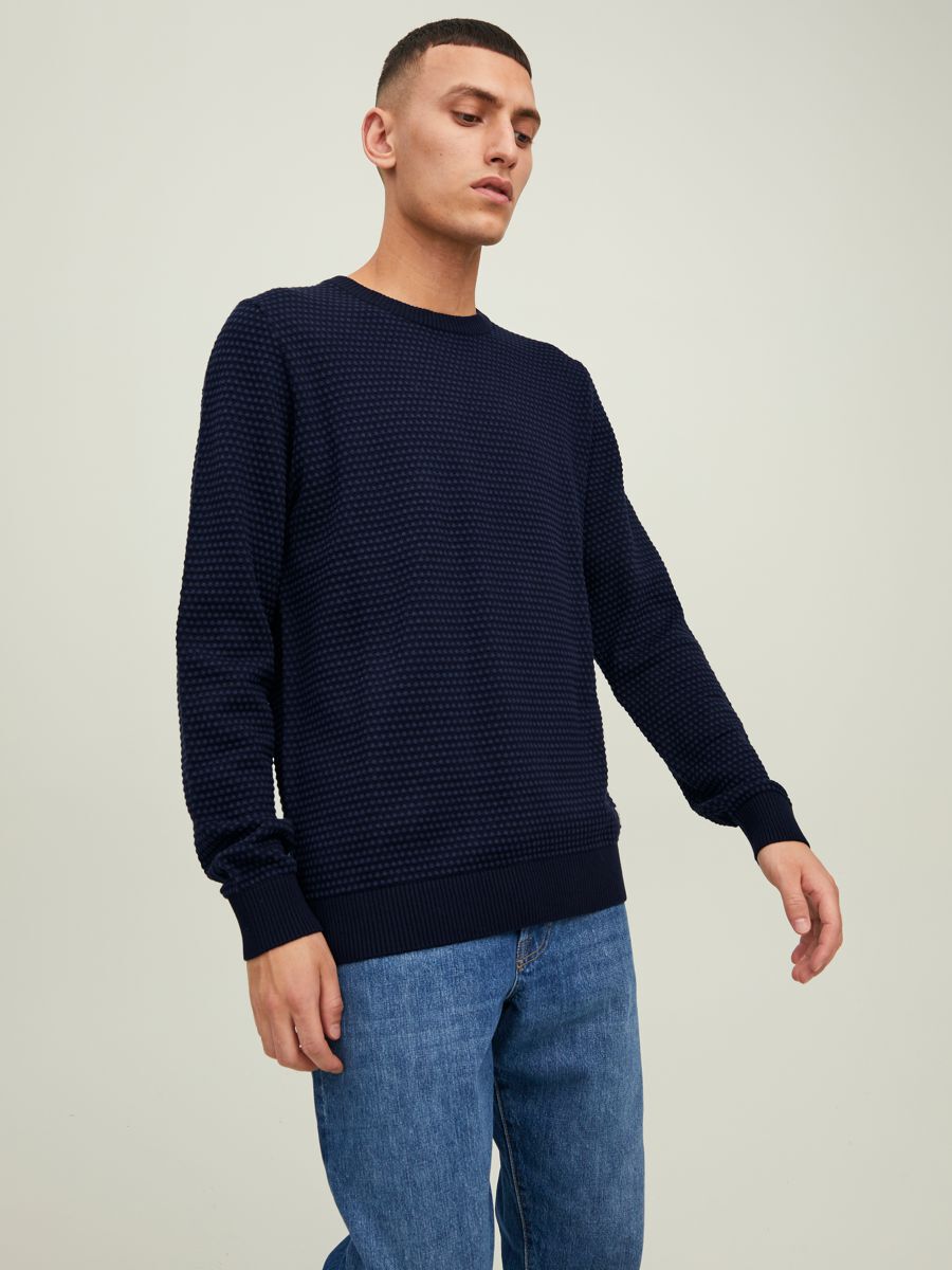 Jack & Jones Herren Rundhals Pullover JJEATLAS günstig online kaufen