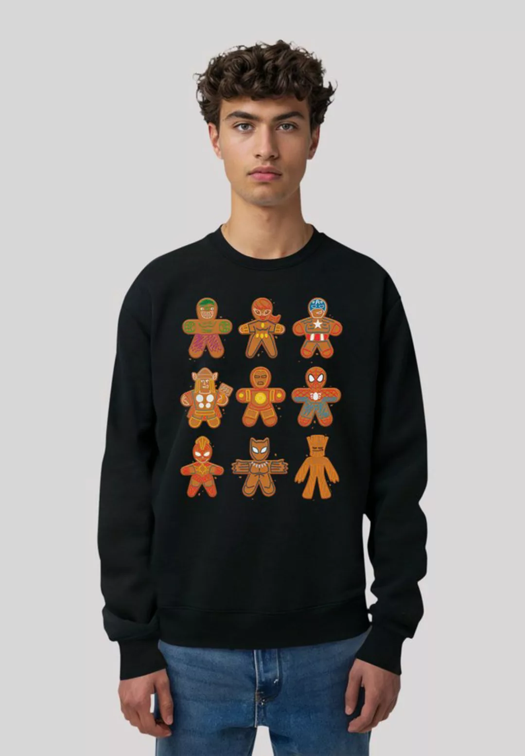 F4NT4STIC Sweatshirt Marvel Universe Christmas Gingerbread Avengers Premium günstig online kaufen