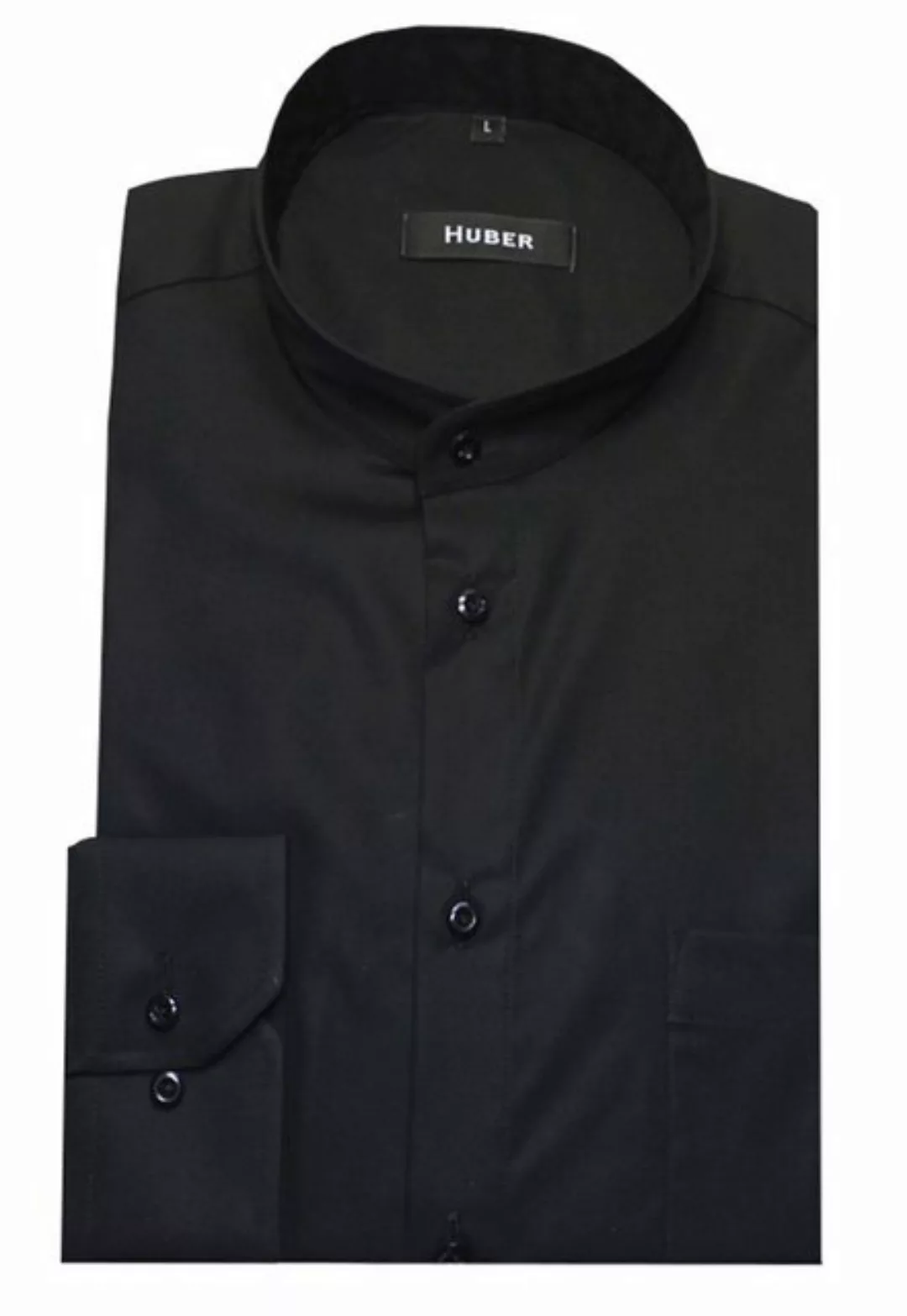 Huber Hemden Langarmhemd HU-9008 Stehkragen, Knopfleiste, Regular Fit - ger günstig online kaufen