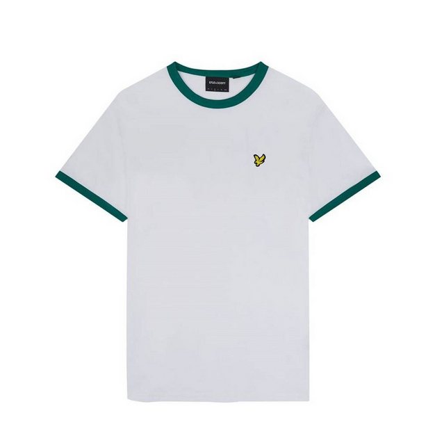 Lyle & Scott T-Shirt T-Shirt Lyle&Scott Ringer kontrastfarbene Bündchen günstig online kaufen