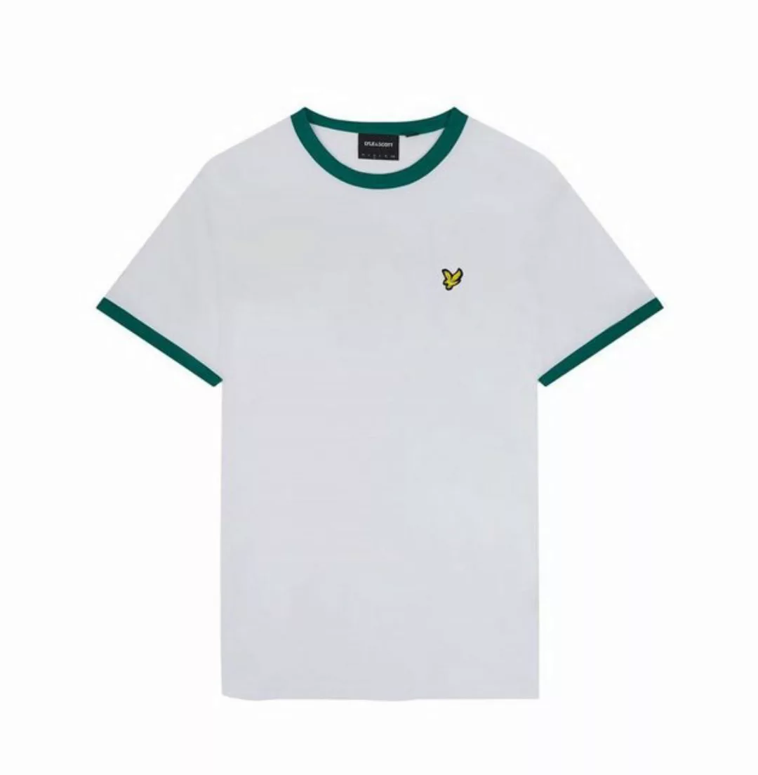 Lyle & Scott T-Shirt T-Shirt Lyle&Scott Ringer kontrastfarbene Bündchen günstig online kaufen