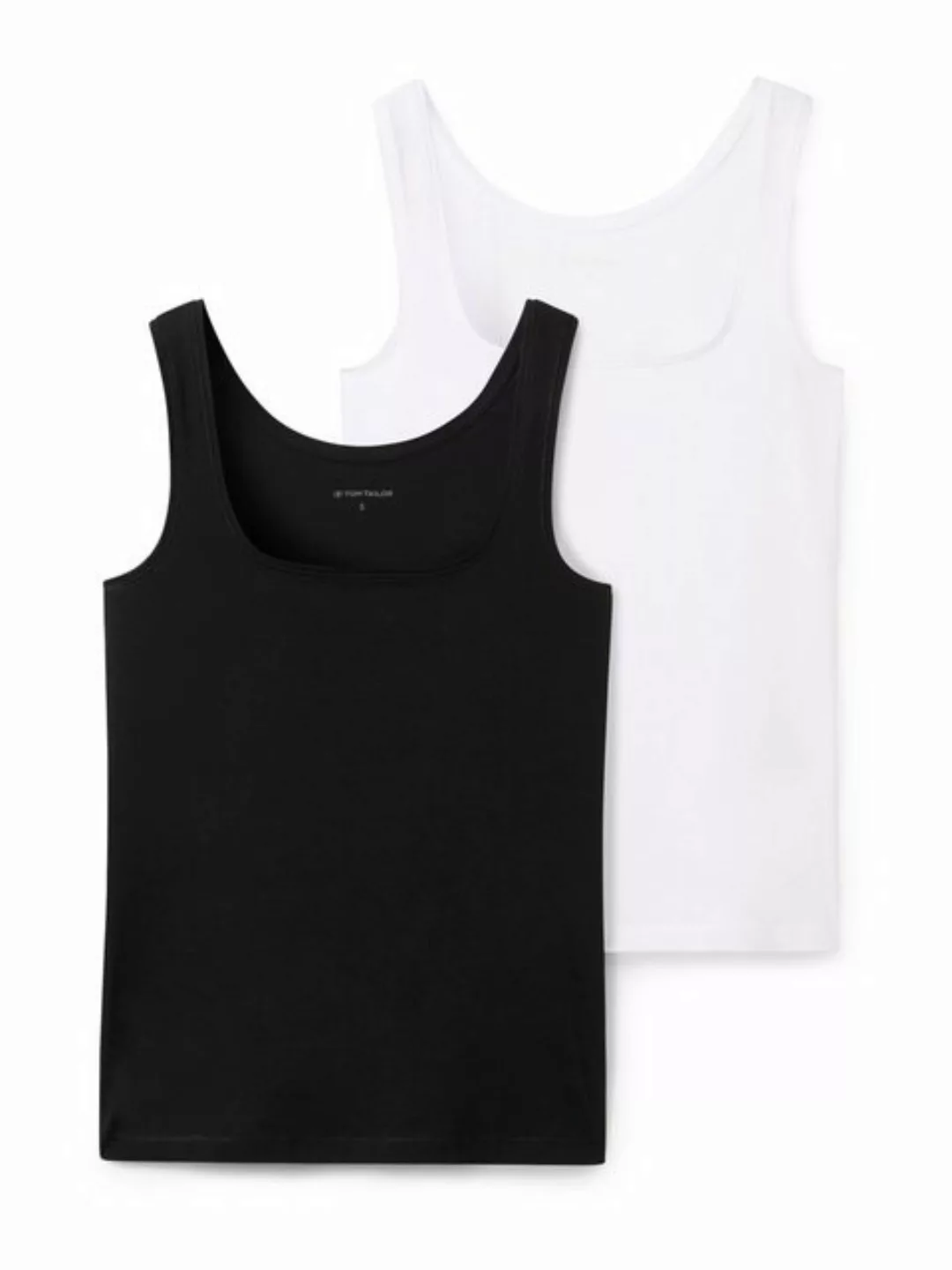 TOM TAILOR Tanktop (Packung, 2-tlg) im Doppelpack günstig online kaufen