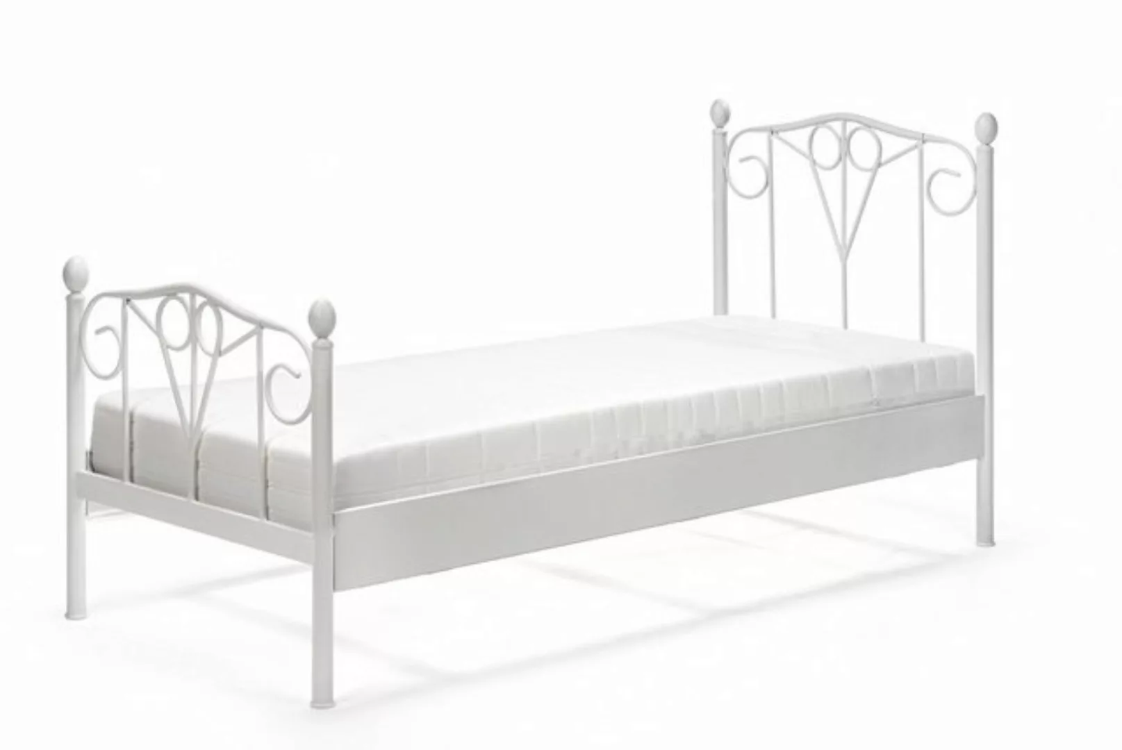 BedBox Metallbett Metallbett Maya 90x200 cm, stabil und zeitlos, hochglanz günstig online kaufen