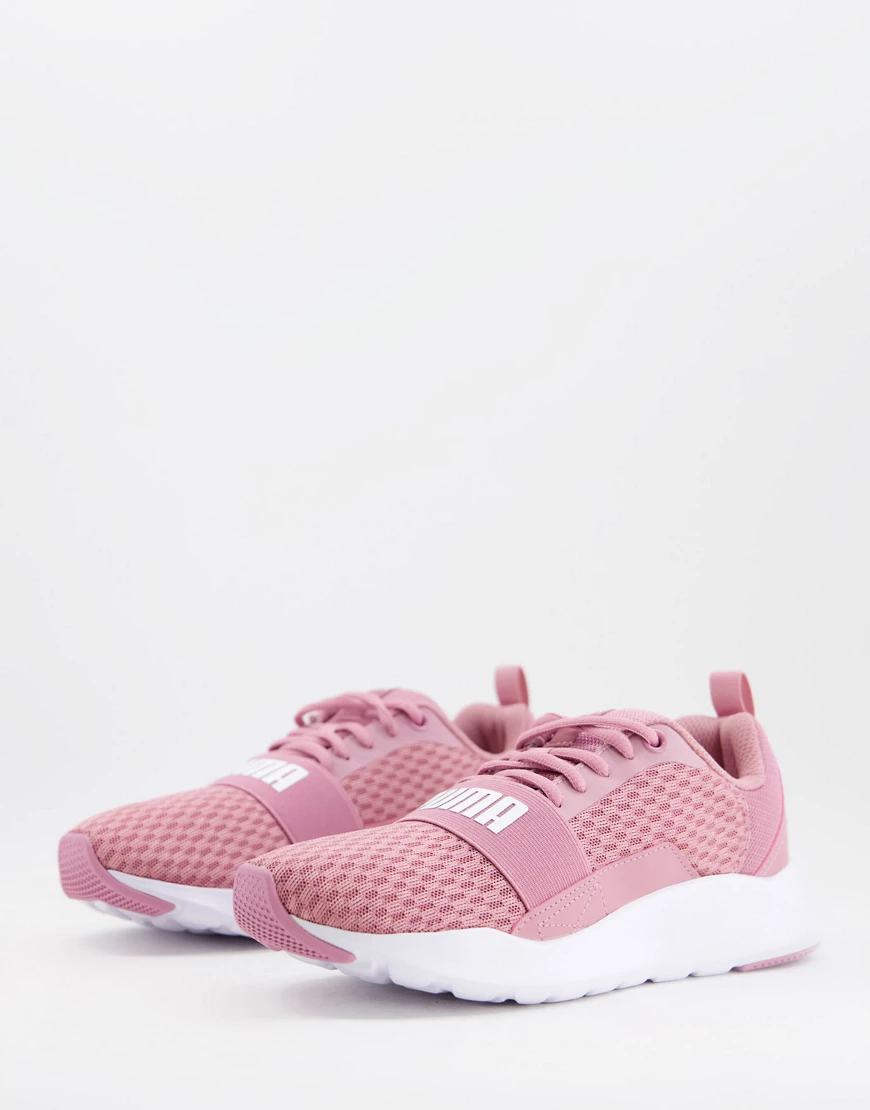 PUMA – Wired – Sneaker in Rosa-Weiß günstig online kaufen