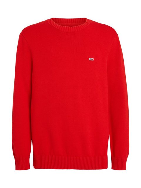 Tommy Jeans Strickpullover TJM SLIM ESSNTLS C-NECK SWEATER mit Markenlogo a günstig online kaufen