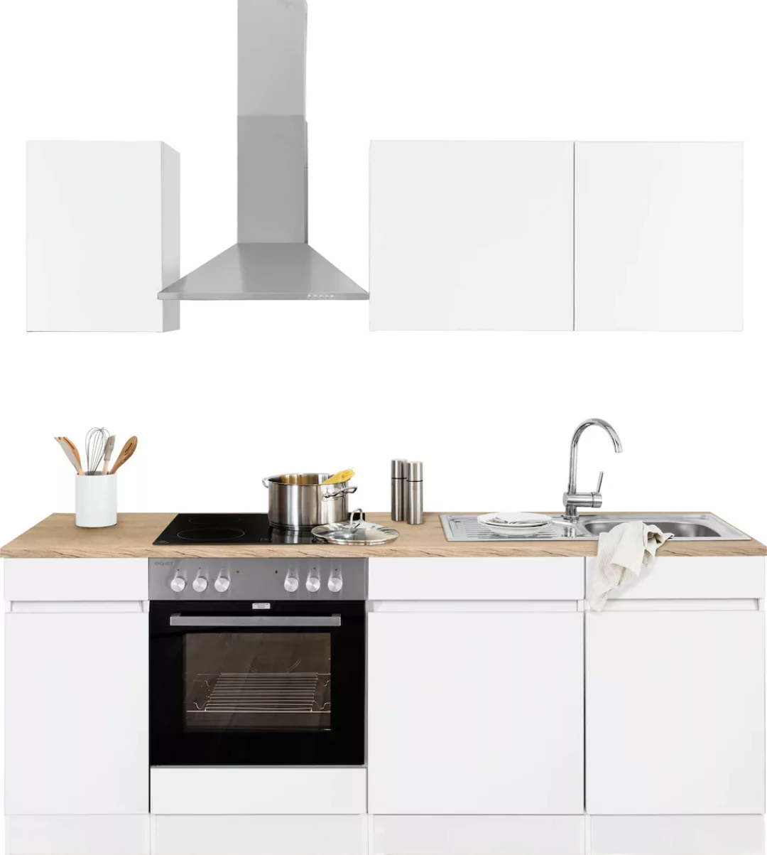 OPTIFIT Küchenzeile »Roth«, ohne E-Geräte, Breite 210 cm günstig online kaufen