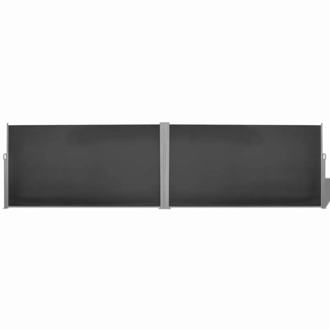 Seitenmarkise Ausziehbar Schwarz 160×600 Cm günstig online kaufen