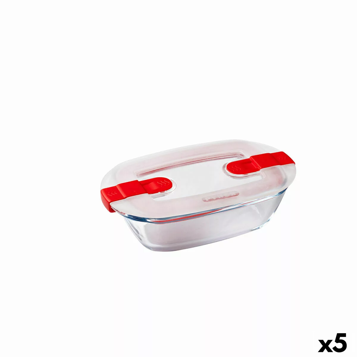 Lunchbox Hermetisch Pyrex Cook & Heat Rechteckig 400 Ml 17 X 10 X 5 Cm günstig online kaufen